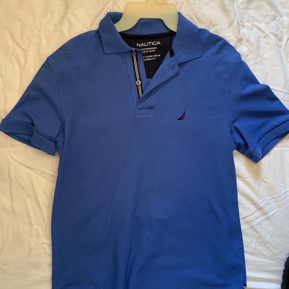 Men’s small blue nautica polo